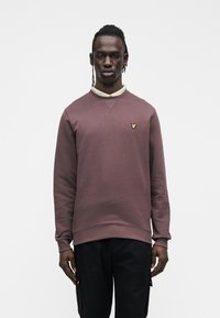 Lyle & Scott CREW NECK  - Sweatshirt - espresso