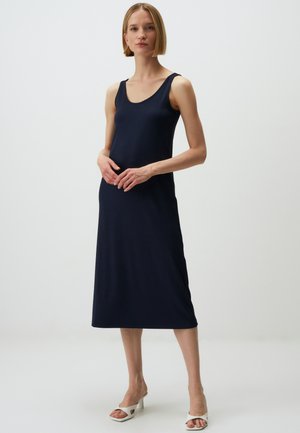 Jimmy Key STRAPPY U-NECK BASIC MIDI - Abito in maglia - dark blue