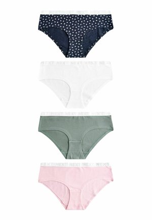 RICH LOGO KNICKERS FOUR PACK - Alushousut - navy  khaki  pink