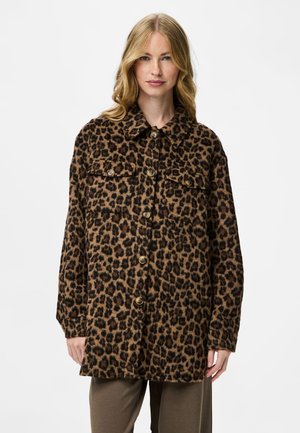 PCSAGA SHACKET - Klassisk kåpe / frakk - black