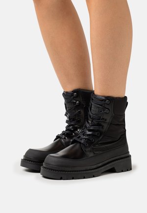 PREPNOVO - Lace-up ankle boots - black