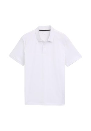 TOM TAILOR, BASIC POLO WITH CONTRAST - Poloshirt - lucid white