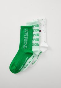 Tommy Hilfiger - KIDS SOCK UNISEX 3 PACK - Sokken - green Miniatuurafbeelding 1