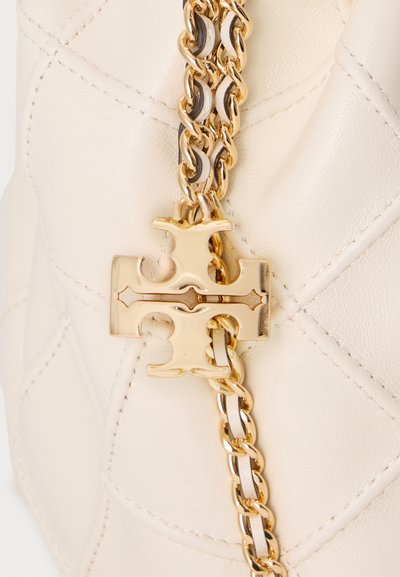 Tory Burch FLEMING MINI HOBO - Sac à main - off-white