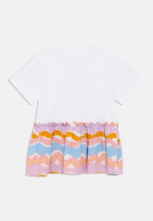 Stella McCartney Kids Trükipildiga T-särk - white
