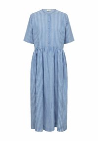 NORR NOLIA - Skjortklänning - blue stripe