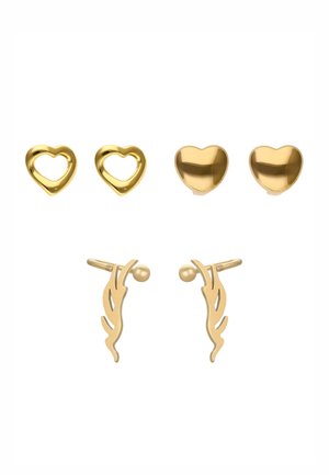 SET - Øreringe - gold-coloured