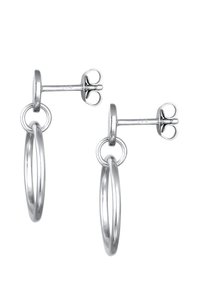 Elli GEO CIRCLE PLATE - Örhänge - silberfarben