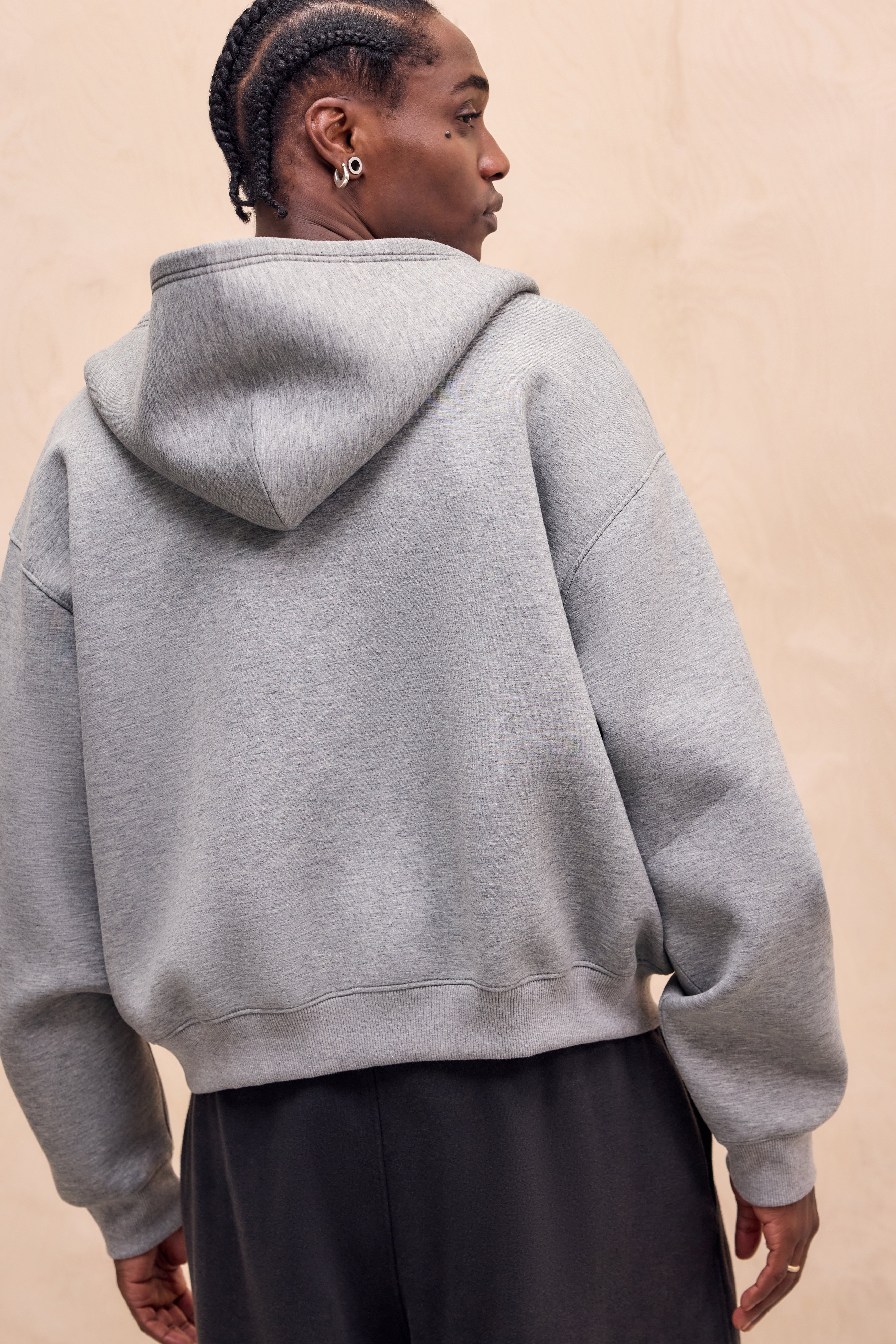 iets frans BOXY ZIP HOODIE UNISEX - Sweat zippé - grey/gris