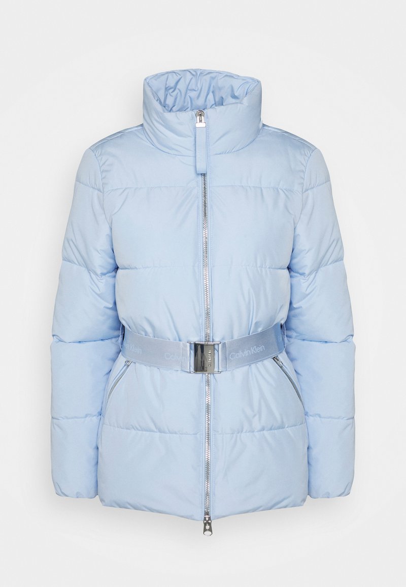 Calvin Klein LOFTY BELTED JACKET - Casaco leve - sweet blue