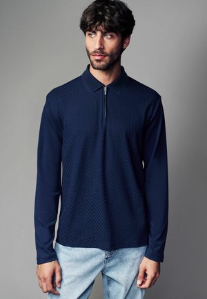 TEXTURED - Pikeepaita - navy