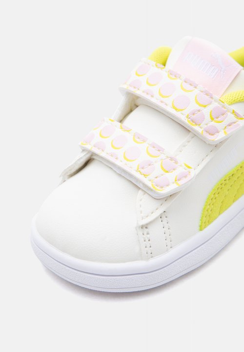 PUMA SMASH FUN UNISEX - Zapatillas - warm white/lux lime/pearl pink — foto 6