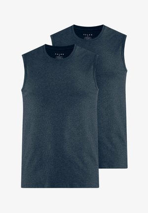 FALKE Daily Comfort 2-Pack Muscle Shirt - Unterhemd/-shirt - midnight