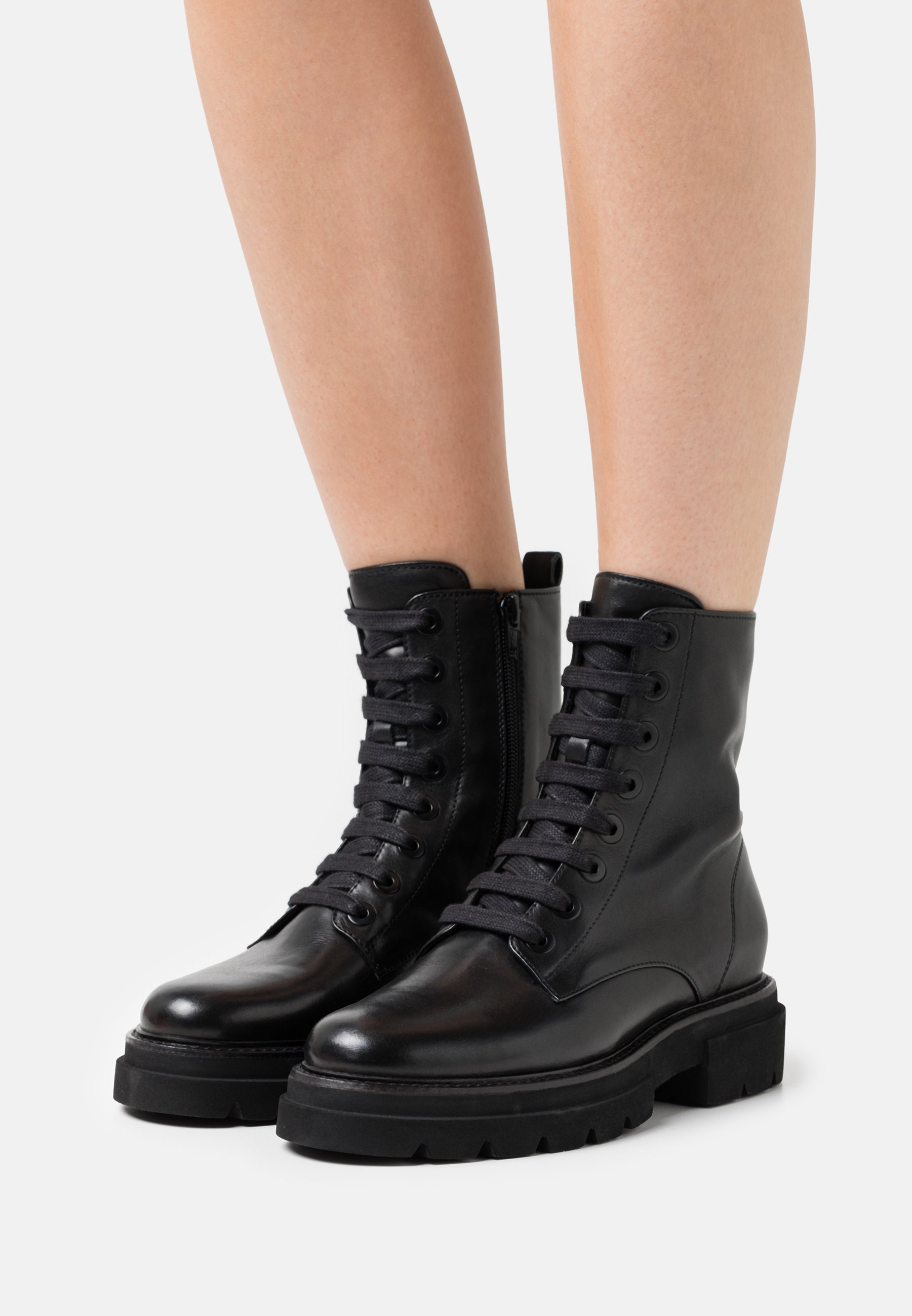 Bruno Premi Botines con cordones - nero/negro - Zalando.es