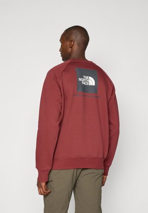 The North Face RAGLAN BOX CREW - Športni pulover - sumac/asphalt grey
