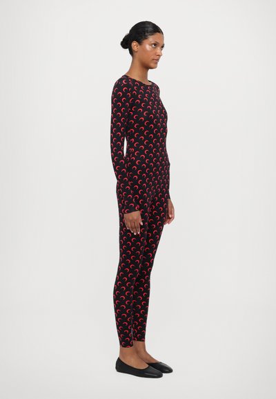 MARINE SERRE MOON CATSUIT - Salopetă - black/red