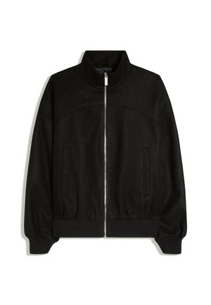 Bershka, HEAVY CLOTH - BOMBER JACKET - Summer jacket - black