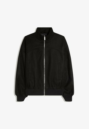Bershka, HEAVY CLOTH - BOMBER JACKET - Summer jacket - black