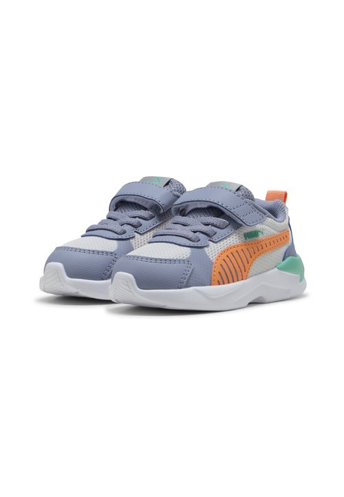 PUMA X-RAY 3 - Zapatos de bebé - feather gray-melon glow-gray sky-vibrant green — foto 2