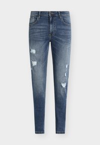 Não selecionado, dark blue denim