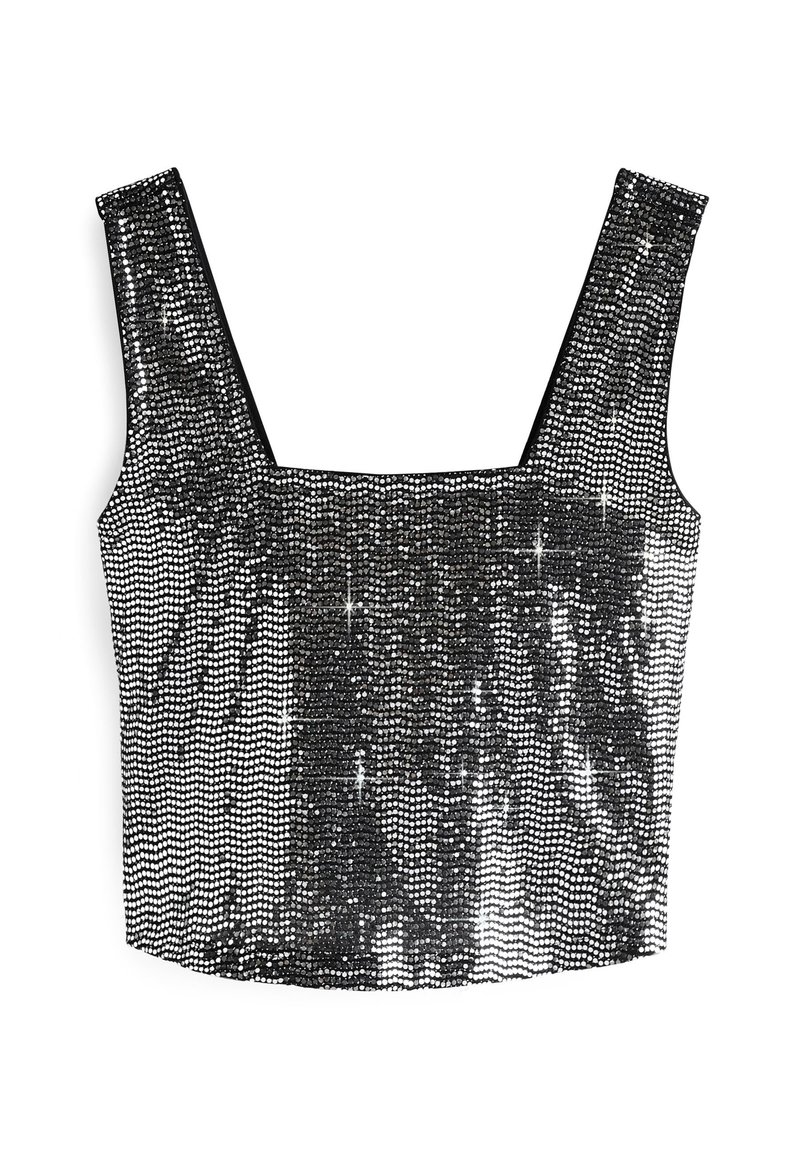 Next Top zilverkleurig