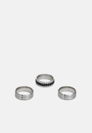 Jack & Jones JACCHAIN UNISEX 3 PACK - Anello - silver-coloured