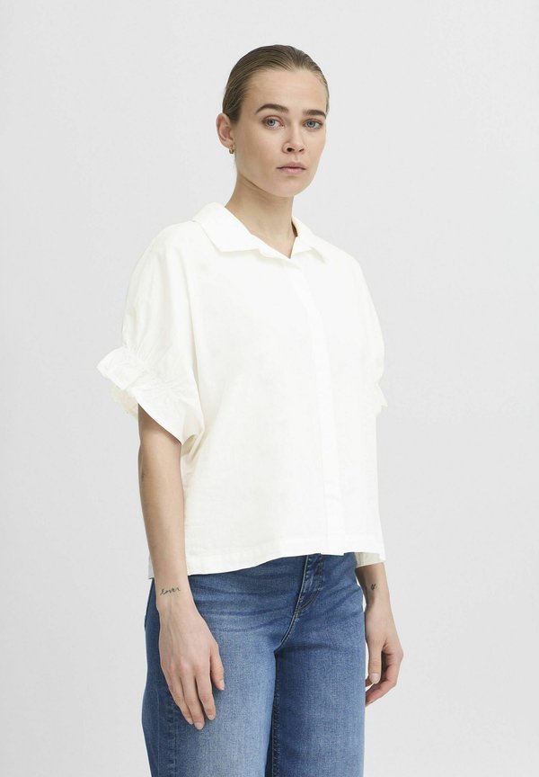 IHSAMI - Button-down blouse - cloud dancer