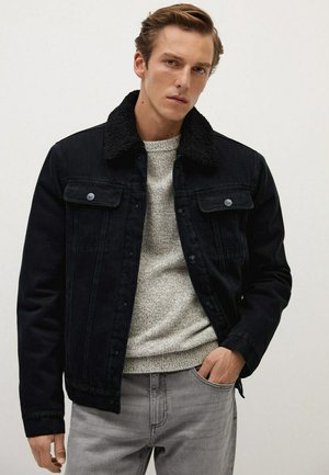 WASP - Kurtka jeansowa - black denim