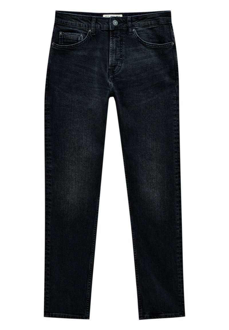 PULL&BEAR Slim fit jeans donkergrijs