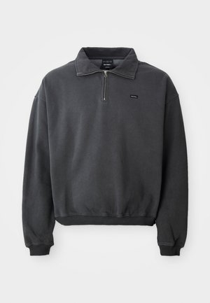 SILAS QUARTER ZIP UNISEX - Sweatshirt - grey