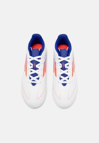 adidas Performance F50 CLUB IN UNISEX - Indoor football boots - footwear white/solar red/lucid blue