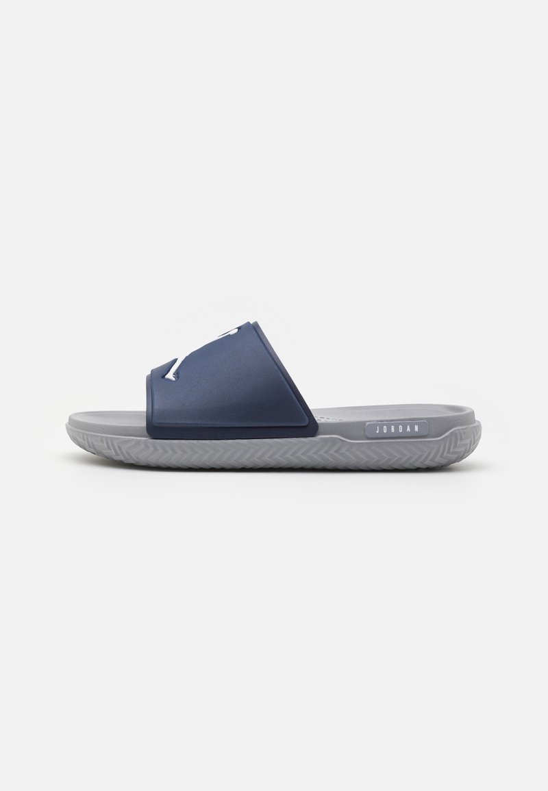 Jordan JUMPMAN SLIDE - Mules - midnight navy/white/cement grey