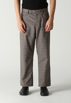 SLACK - Nohavice - brown/grey