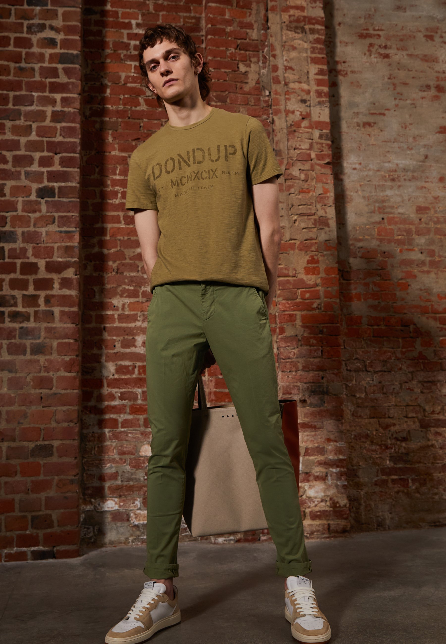 Dondup PANTALONE GAUBERT - Chino - green/verde - Zalando.it