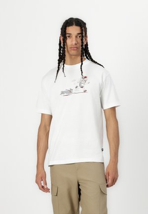 New Balance NEWBIE CHASE UNISEX - T-shirt con stampa - white