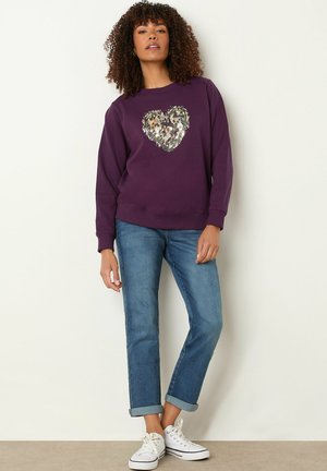 ANIMAL HEART - Sudadera - purple