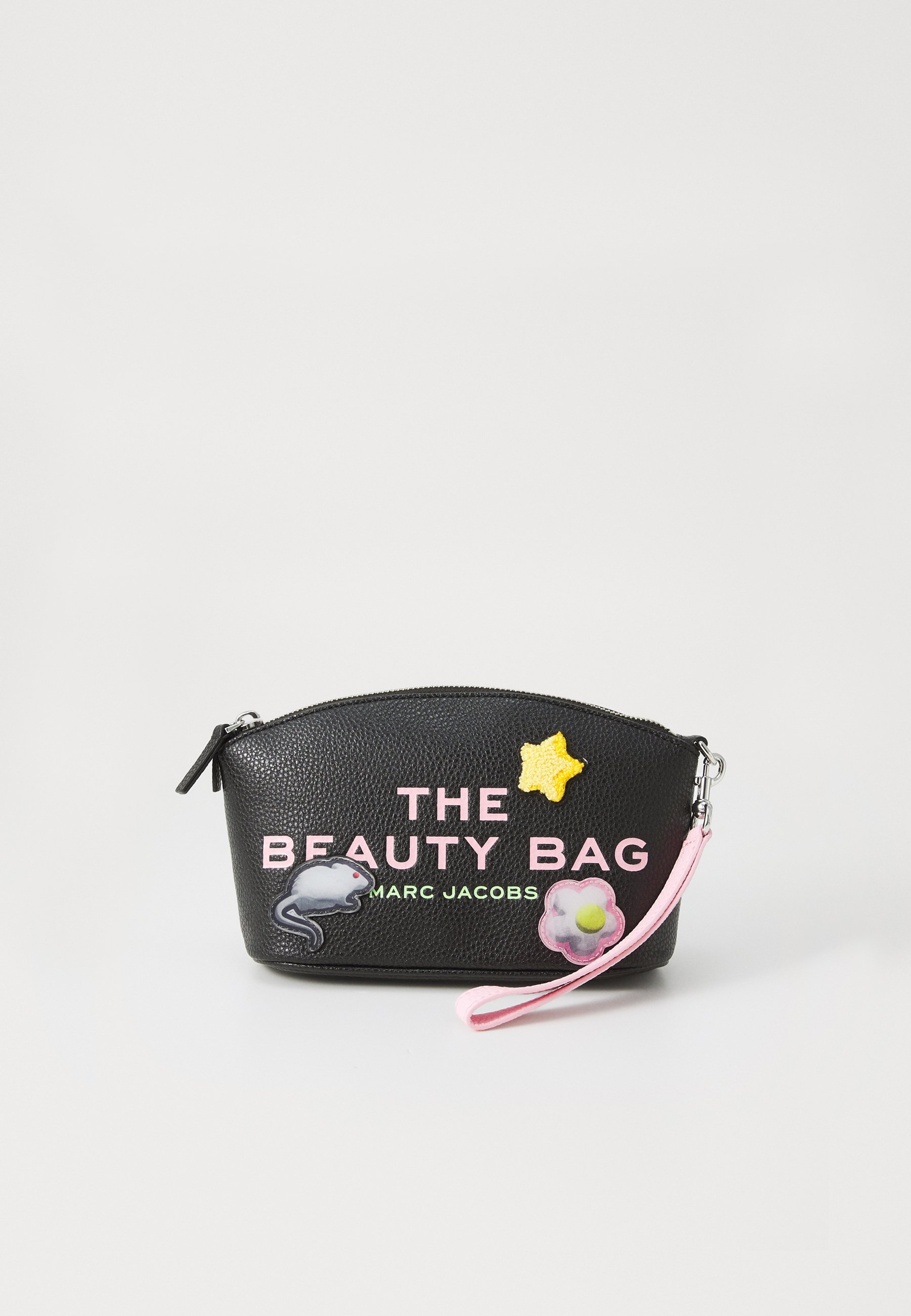 Kosmetiktasche Mit Schwarzer Katze In Blumen – Canvas Mit Reißverschluss | Maße Ca. 20 X 14 Cm | Perfekt Für Make-up & Reisen