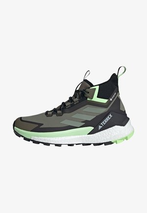 FREE HIKER 2.0 GORE-TEX® - Chaussures de marche - olive strata silver green aurora black