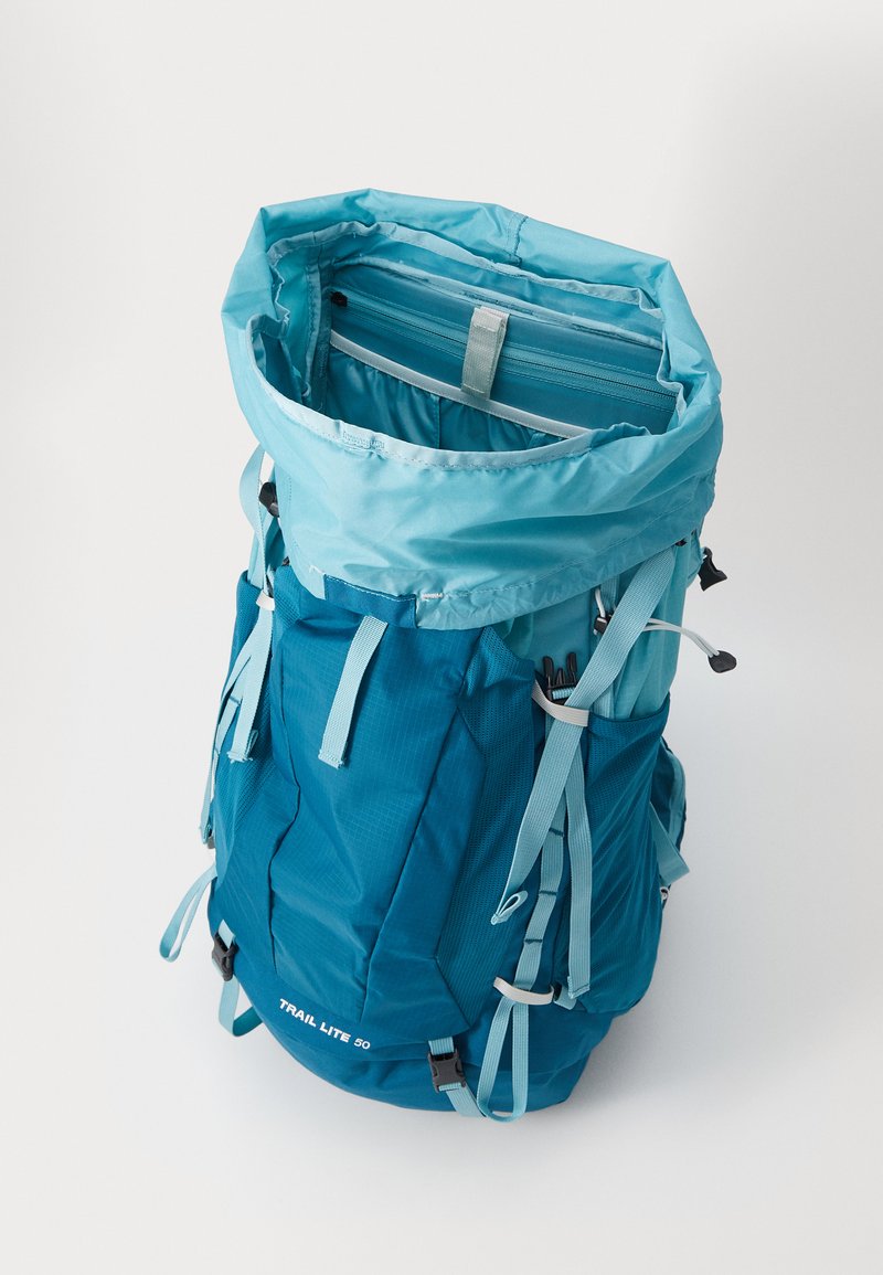 The North Face TRAIL LITE 50 - Hiking rucksack - reef waters blue/ coral/ blue - Zalando.ie