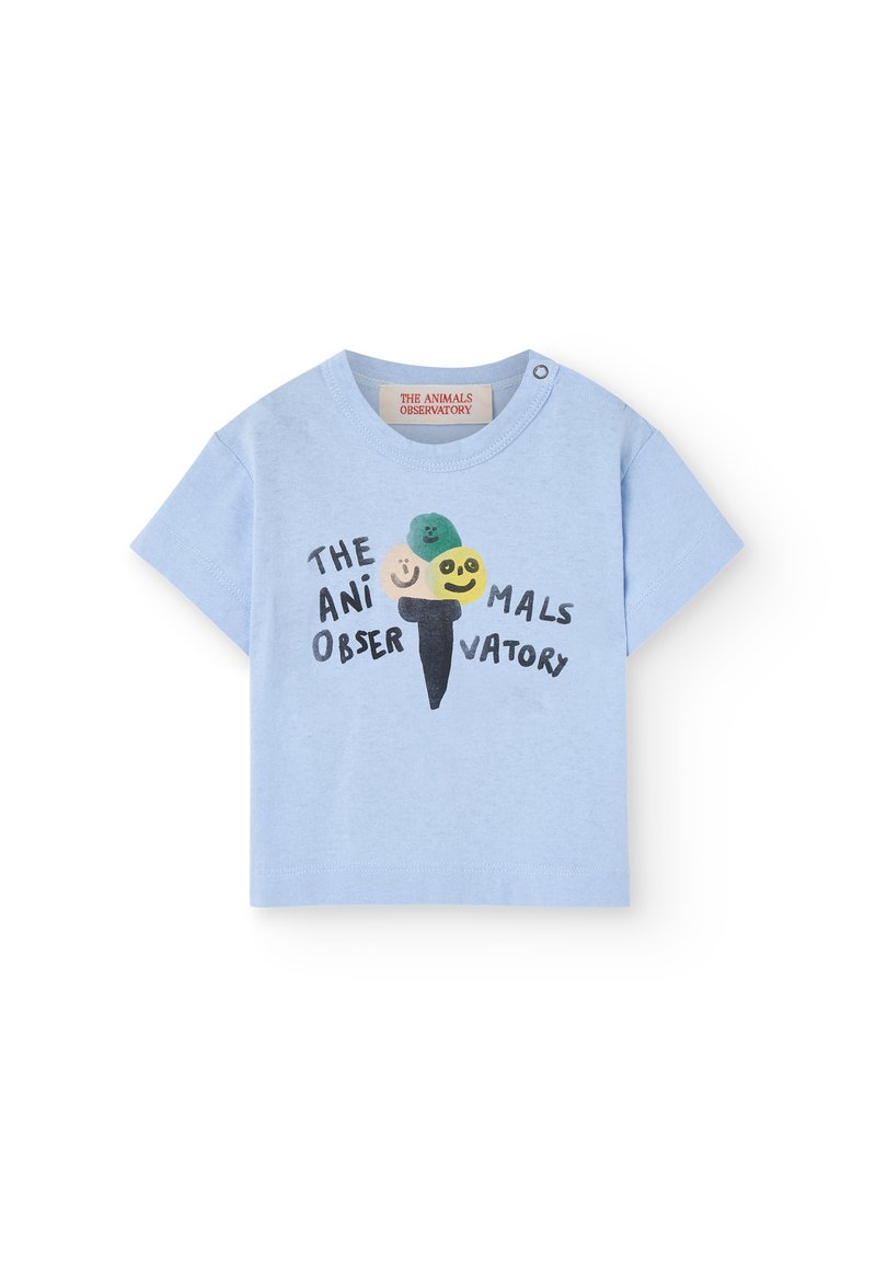 THE ANIMALS OBSERVATORY - BABY PANGOLIN - Camiseta estampada - soft blue, Ampliar