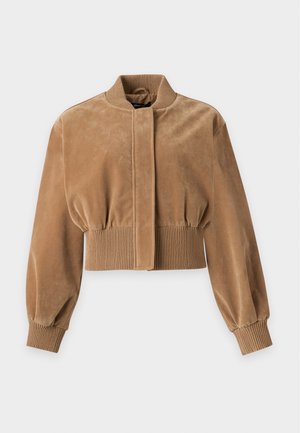 Gina Tricot, SHORT JACKET - Μπουφάν από συνθετικό δέρμα - beige