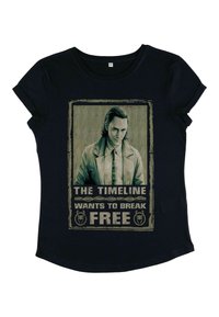 Henry Tiger LOKI BREAK FREE - Camiseta estampada - navy blue