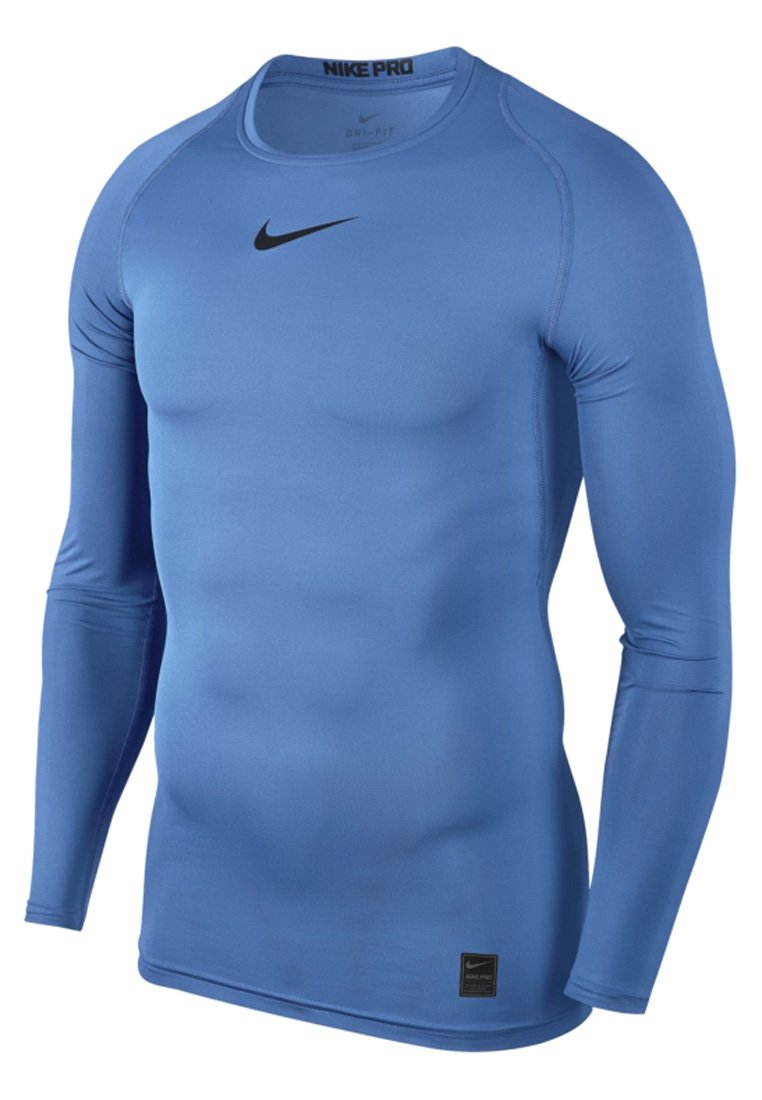 nike base layer blue