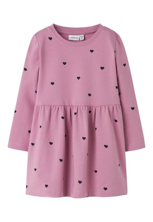 DAVINA - Robe de jour - mauve orchid aop:w. dark sapphire hearts