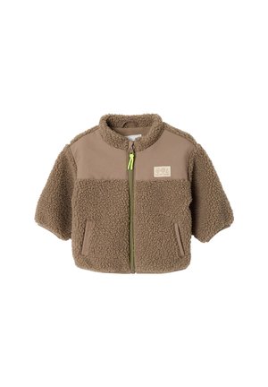 Vertbaudet, VERTBAUDET ZIP-UP JACKET FOR BABY BOYS - Fleece jacket - taupe