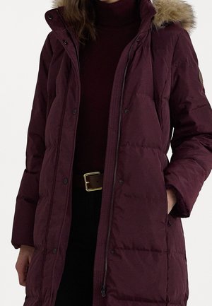 Daunenmantel - bordeaux