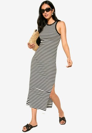 Friends Like These RACER ROUND NECK  REGULAR FIT - Sarafanas - black white