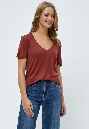 JILLY - Basic T-shirt - apple butter brown