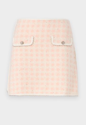 Maje ARTINGAL - Pencil skirt - rose/ecru