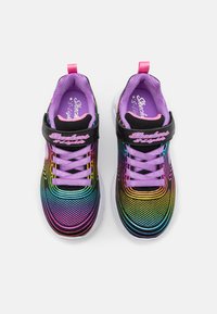 Skechers WAVY BEAMS - Trainers - black/multi-coloured